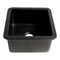 Alfi Brand Black Matte Square 18" x 18" Undermount / Drop In Fireclay Prep Sink ABF1818S-BM - alternate 7